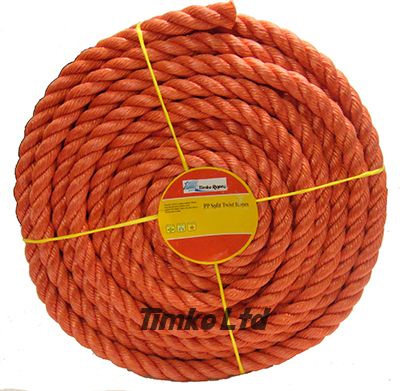 Polypropylene rope - 6mm Dia Red x 50m Mini Coil